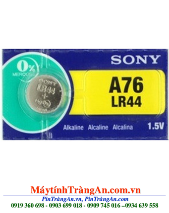 Pin A76 LR44 357 _Pin cúc áo 1.5v Alkaline Sony A76 LR44 357 _Made in Indonesia